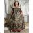 Ladies Long Sleeved Dress (S / M ONE SIZE) ITALIAN FASHION IMM211555 M/L/XL Brown
