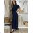 Elegant trousers with belt for women (S/M/L ONE SIZE) ITALIAN FASHION IM425057  black