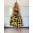 Women's Long Chiffon Short Sleeve Dress (S/M ONE SIZE) ITALIAN FASHION IMWGS231048