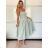Women's short sleeve summer casual dress (S/M/L ONE SIZE) ITALIAN FASHION IMWGB25022