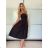 Women's short sleeve summer casual dress (S/M/L ONE SIZE) ITALIAN FASHION IMWGB25022 -   light green -   S / M