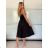 Women's short sleeve summer casual dress (S/M/L ONE SIZE) ITALIAN FASHION IMWGB25022 -   light green -   S / M