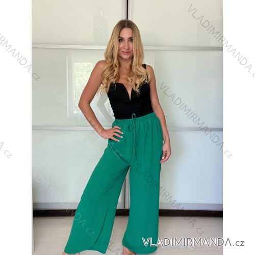 Women's long summer trousers (S/M/L ONE SIZE) ITALIAN FASHION IM7250005