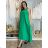 Women's summer short sleeve dress (44/46/48 ONE SIZE) ITALIAN FASHION IM424287
