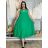 Women's summer short sleeve dress (44/46/48 ONE SIZE) ITALIAN FASHION IM424287
