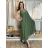 Women's summer short sleeve dress (44/46/48 ONE SIZE) ITALIAN FASHION IM424287