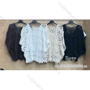 Šaty elegantní košilové dlouhý rukáv dámské (S/M ONE SIZE) ITALSKÁ MÓDA IMWY21734