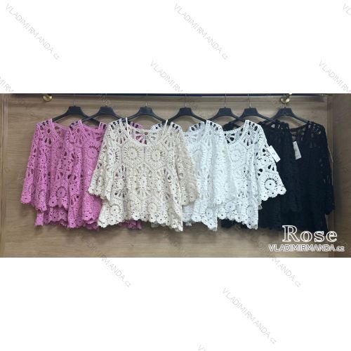 Šaty elegantní košilové dlouhý rukáv dámské (S/M ONE SIZE) ITALSKÁ MÓDA IMWY21734