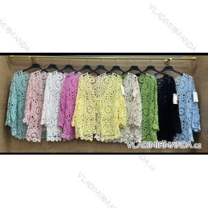 Šaty elegantní košilové dlouhý rukáv dámské (S/M ONE SIZE) ITALSKÁ MÓDA IMWY21734