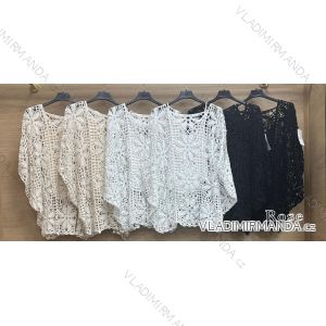 Šaty elegantní košilové dlouhý rukáv dámské (S/M ONE SIZE) ITALSKÁ MÓDA IMWY21734