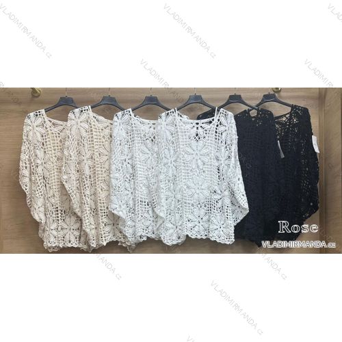 Šaty elegantní košilové dlouhý rukáv dámské (S/M ONE SIZE) ITALSKÁ MÓDA IMWY21734