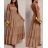 Women's short sleeve summer casual dress (S/M/L ONE SIZE) ITALIAN FASHION IMWGB25022