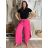 Women's long summer oversize pants (S/M/L ONE SIZE) ITALIAN FASHION IM425271 M/L/XL Royal blue