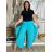 Women's long summer oversize pants (S/M/L ONE SIZE) ITALIAN FASHION IM425271 M/L/XL Royal blue
