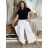 Women's long summer oversize pants (S/M/L ONE SIZE) ITALIAN FASHION IM425271 M/L/XL Royal blue
