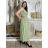Šaty košilové dlouhý rukáv dámské (S/M ONE SIZE) ITALSKÁ MODA IMB229927 <p>blue</p> M / L