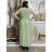 Šaty košilové dlouhý rukáv dámské (S/M ONE SIZE) ITALSKÁ MODA IMB229927 <p>blue</p> M / L