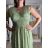 Šaty košilové dlouhý rukáv dámské (S/M ONE SIZE) ITALSKÁ MODA IMB229927 <p>blue</p> M / L
