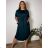 Women's Plus Size Long Warm Long Sleeve Dress (50/52/54 ONE SIZE) ITALIAN FASHION IM424636 46/48/50 wine