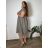 Women's Plus Size Long Warm Long Sleeve Dress (50/52/54 ONE SIZE) ITALIAN FASHION IM424636 46/48/50 beige