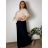Women's Long Sleeve Hoodie Dress (S / M ONE SIZE) ITALIAN FASHION IMWA216095 50/52/54 žlutá