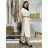 Elegant trousers with belt for women (S/M/L ONE SIZE) ITALIAN FASHION IM425057