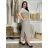 Elegant trousers with belt for women (S/M/L ONE SIZE) ITALIAN FASHION IM425057