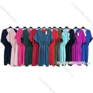 Long casual short sleeve women's dress, oversized (42/44/46 ONE SIZE) ITALIAN FASHION IMD2525370
