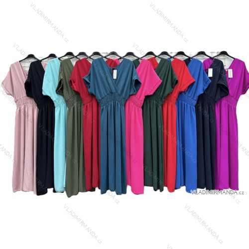 Long casual short sleeve women's dress, oversized (42/44/46 ONE SIZE) ITALIAN FASHION IMD2525370