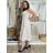 Summer dress with straps women (S / M ONE SIZE) ITALIAN FASHION IM722103