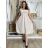 Summer dress with straps women (S / M ONE SIZE) ITALIAN FASHION IM722103