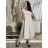 Summer dress with straps women (S / M ONE SIZE) ITALIAN FASHION IM722103 S / M / L beige