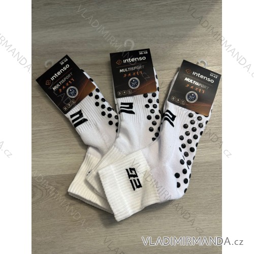 Ponožky veselé hasič pánské (41-43, 44-46) POLSKÁ MÓDA DPP22122  white