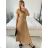 Women's Long Chiffon Short Sleeve Dress (S/M ONE SIZE) ITALIAN FASHION IMWGS231048