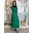 Women's Long Chiffon Short Sleeve Dress (S/M ONE SIZE) ITALIAN FASHION IMWGS231048