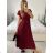 Women's Long Chiffon Short Sleeve Dress (S/M ONE SIZE) ITALIAN FASHION IMWGS231048