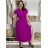 Women's Long Chiffon Short Sleeve Dress (S/M ONE SIZE) ITALIAN FASHION IMWGS231048