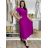 Women's Long Chiffon Short Sleeve Dress (S/M ONE SIZE) ITALIAN FASHION IMWGS231048