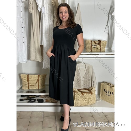Elegant trousers with belt for women (S/M/L ONE SIZE) ITALIAN FASHION IM425057