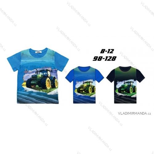Short sleeve T-shirt for children's boys (98-128) SEZON SEZ25JK-223