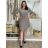 Women's Long Chiffon Short Sleeve Dress (S/M ONE SIZE) ITALIAN FASHION IMWGS231048