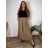 Women's long skirt (48/50 ONE SIZE) ITALIAN FASHION IM424423 46/48/50 dark pink
