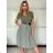 Short summer long sleeve women's dress, oversized (54/56/58 ONE SIZE) ITALIAN FASHION IM425070