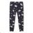 Children's long leggings (98-128 / black) KUGO HL0650