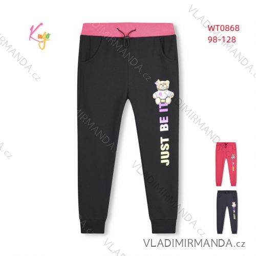 T-shirt with long sleeves children's girls girls (98-128) KUGO JC0720