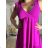 Long casual short sleeve women's dress, oversized (42/44/46 ONE SIZE) ITALIAN FASHION IMD2525370