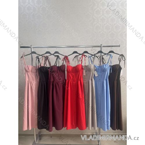 Women's strapless shirt dress (XS/S/M ONE SIZE) ITALIAN FASHION IMWKY252569