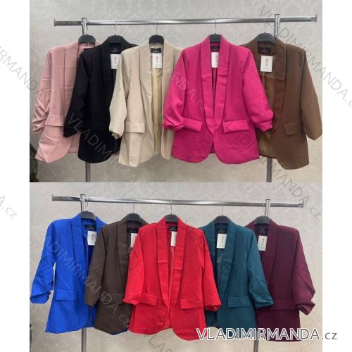 Elegant long sleeve women's jacket (XS/S/M ONE SIZE) ITALIAN FASHION IMWKY252574