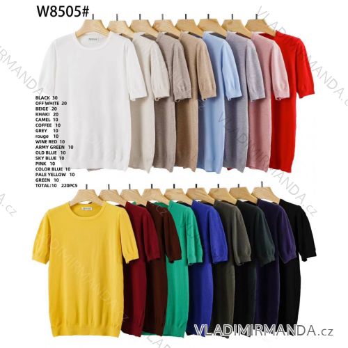 Women's light short sleeve sweater (S/M/L ONE SIZE) ITALIAN FASHION IMWKK252585