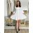 Women's long sleeve tunic (S/M/L ONE SIZE) ITALIAN FASHION IMWCP25NEAPOL S / M / L white